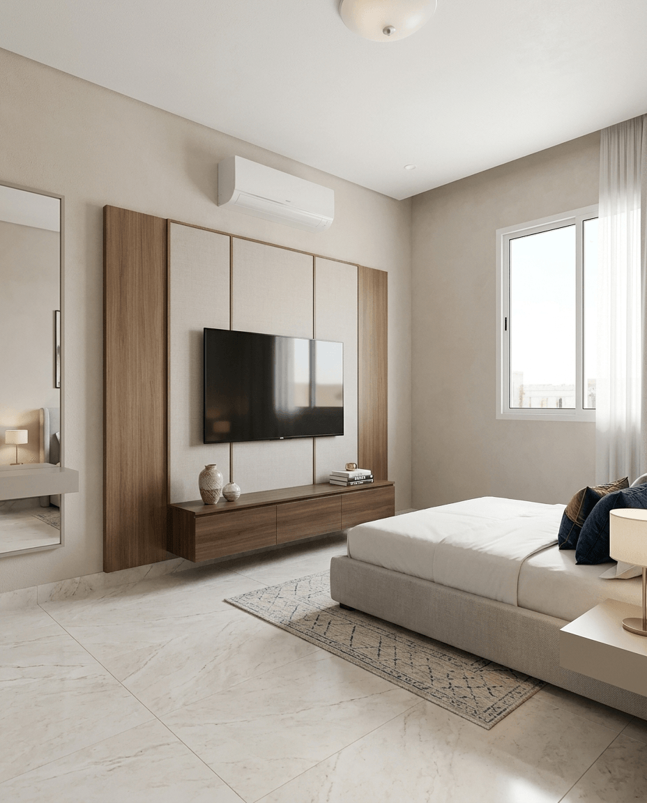 Bedroom interior in no_style style — photo by GenRoom AI