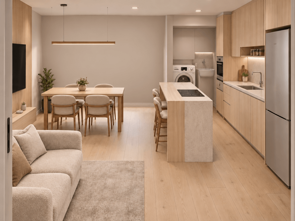 Contemporary Kitchen design — interior photo by GenRoom AI