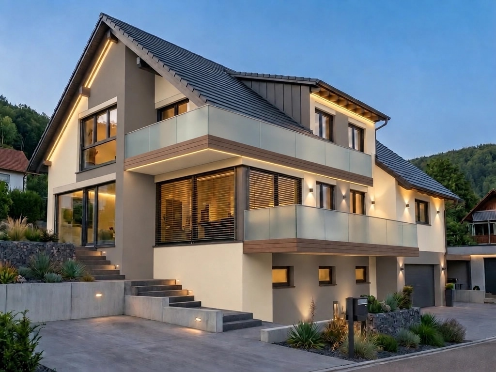 Facade design in Contemporary Facade style — Facade by GenRoom AI