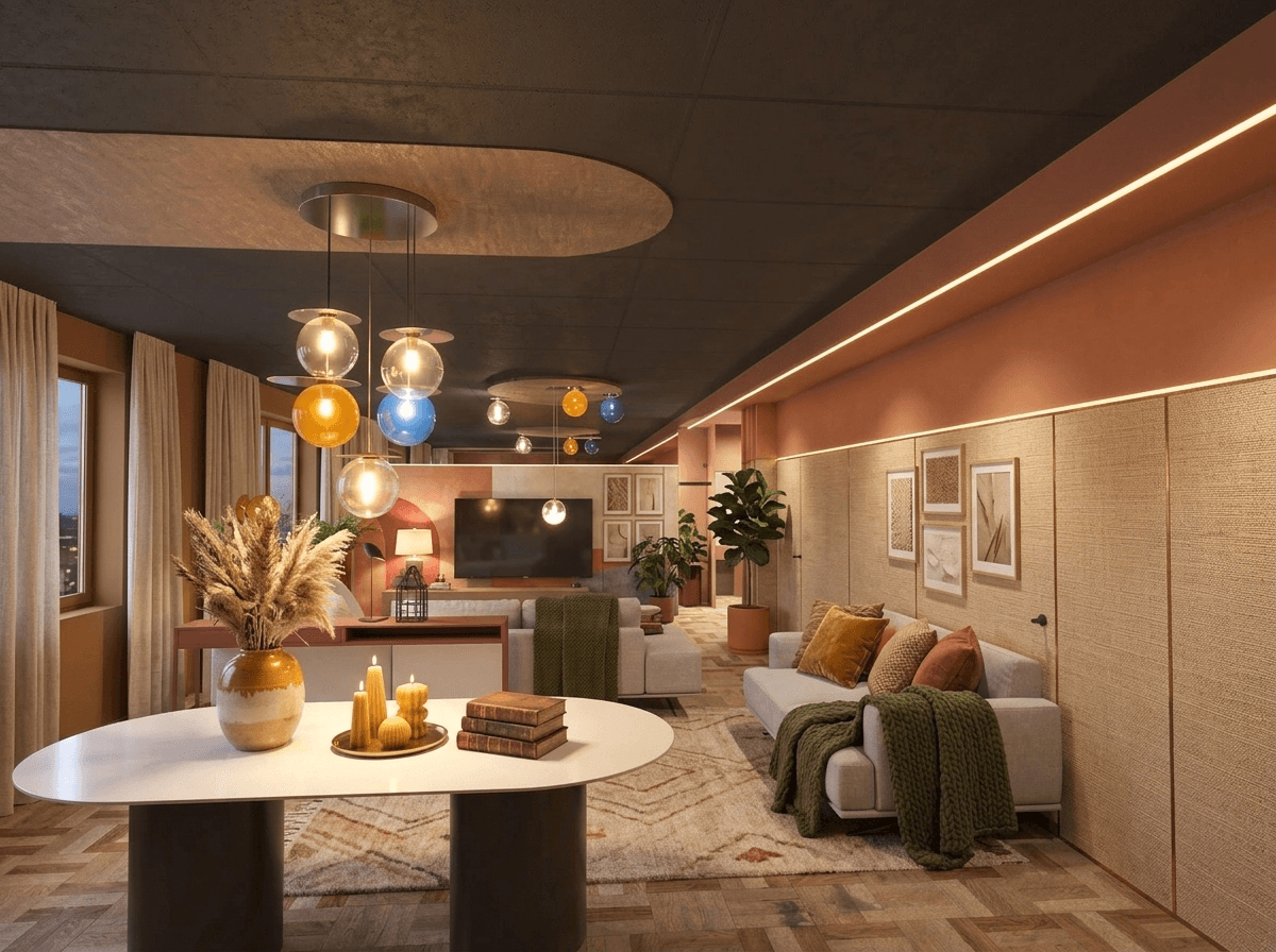 Interior design in Contemporary style — Living Room by GenRoom AI