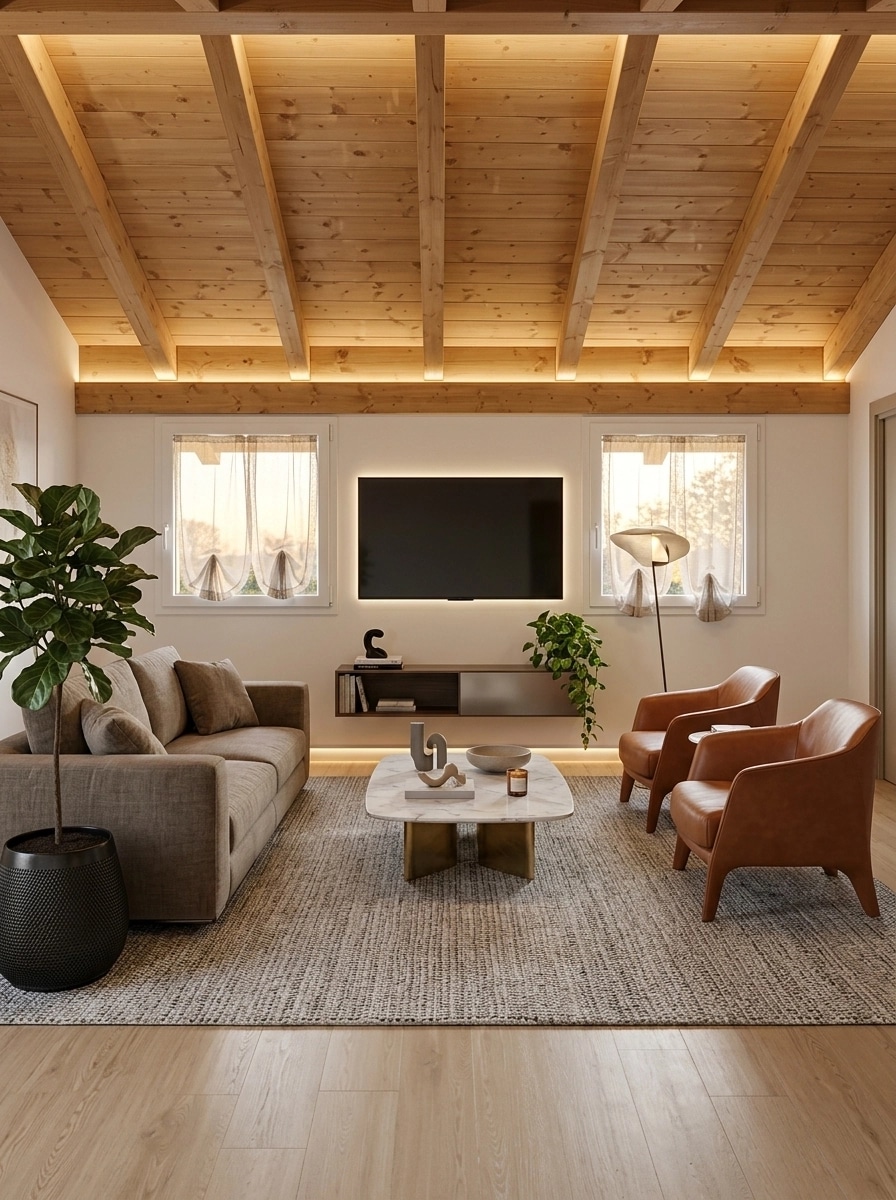 Interior design in Contemporary style — Living Room by GenRoom AI