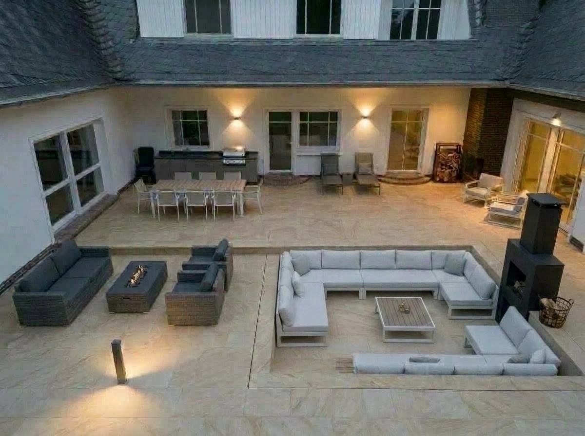 Landscape design in Contemporary Yard style — Yard by GenRoom AI