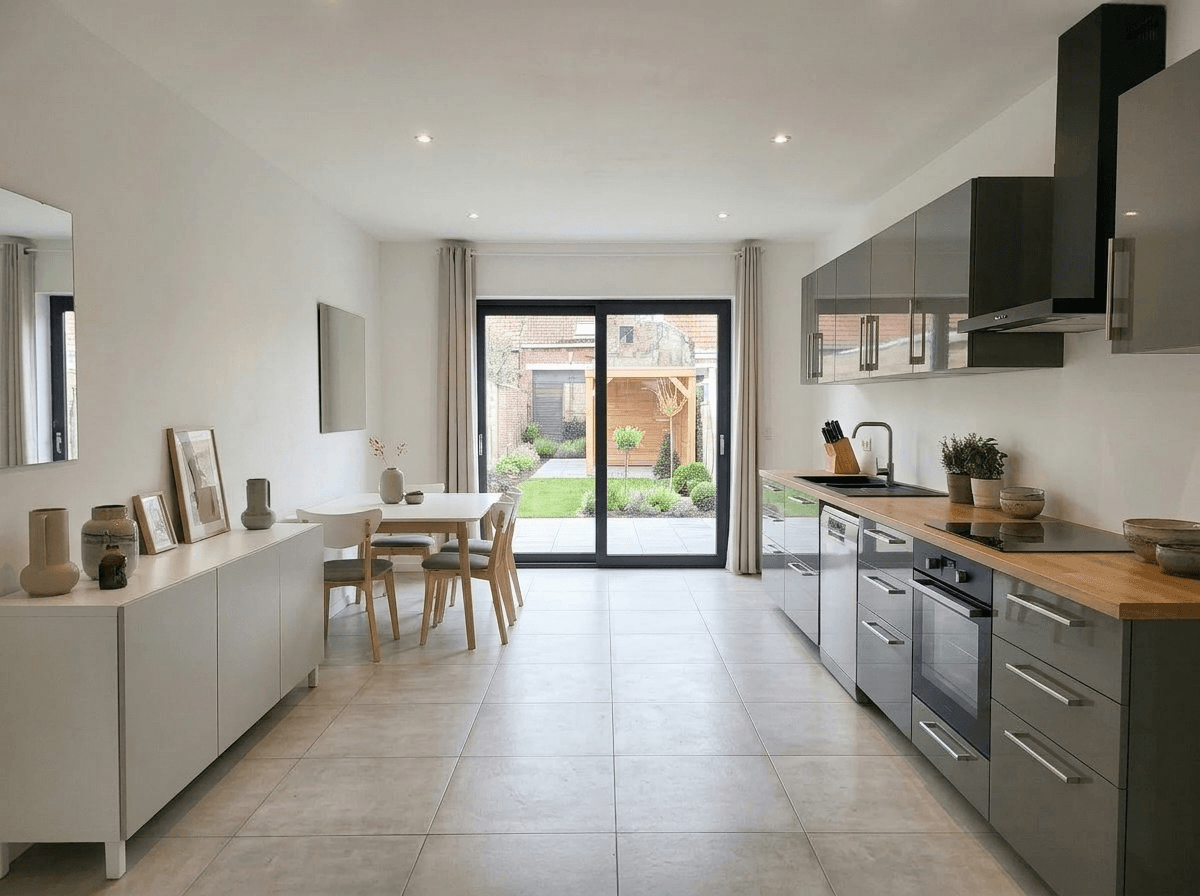 Kitchen interior in no_style style — photo by GenRoom AI
