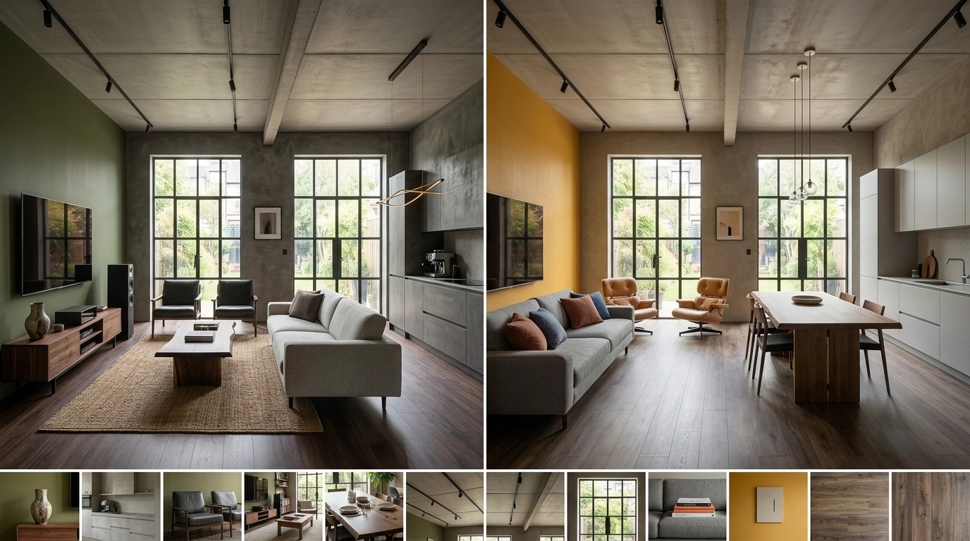 Interior design in Contemporary style — Living Room by GenRoom AI