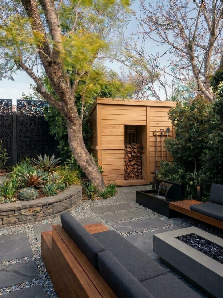 Contemporary Yard Yard design — yard photo by GenRoom AI