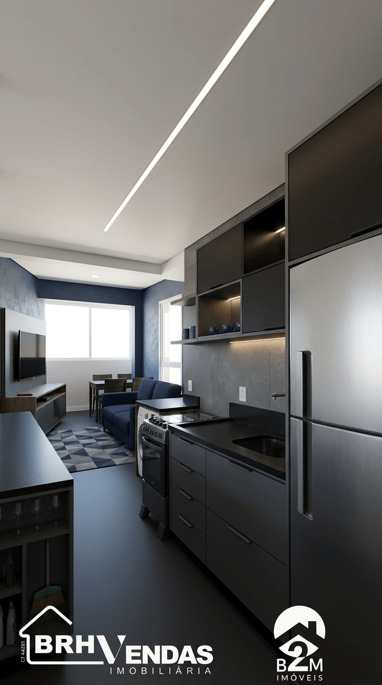 Kitchen interior in no_style style — photo by GenRoom AI
