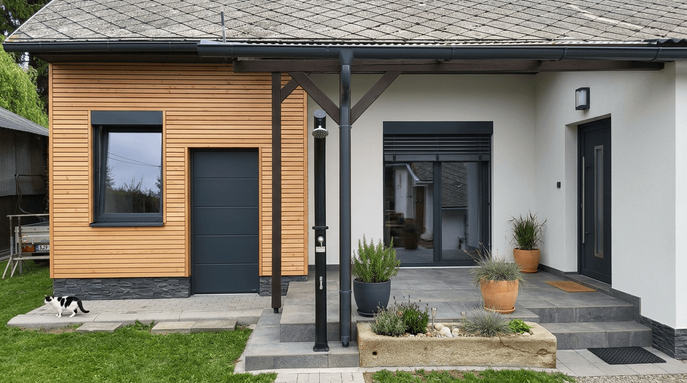 Facade design in Contemporary Facade style — Facade by GenRoom AI
