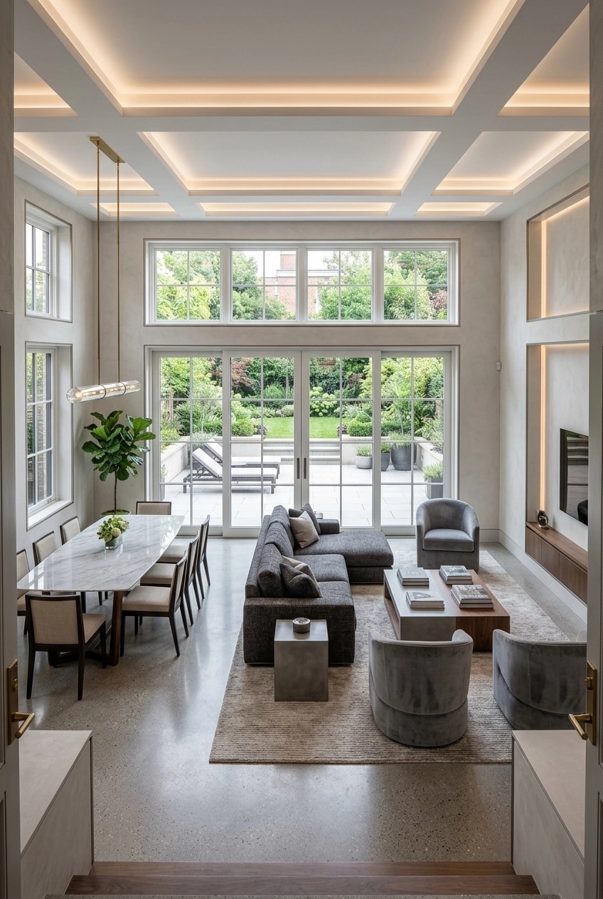 Interior design in Contemporary style — Living Room by GenRoom AI