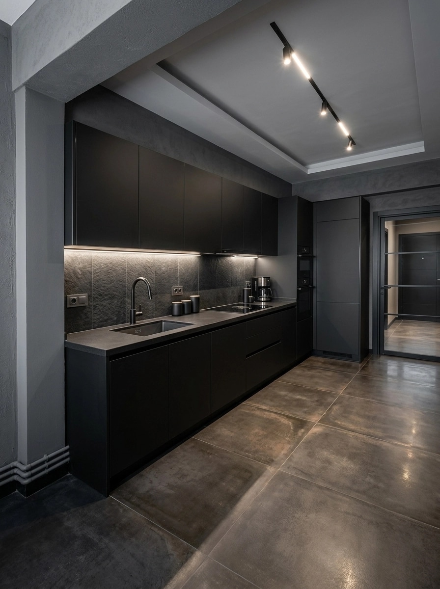 Interior design in Blacktec style — Kitchen by GenRoom AI