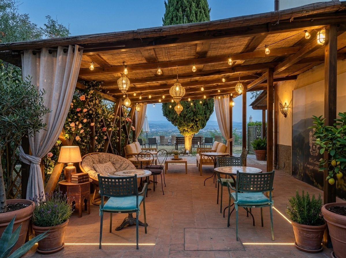 Mediterranean Yard Yard design — yard photo by GenRoom AI