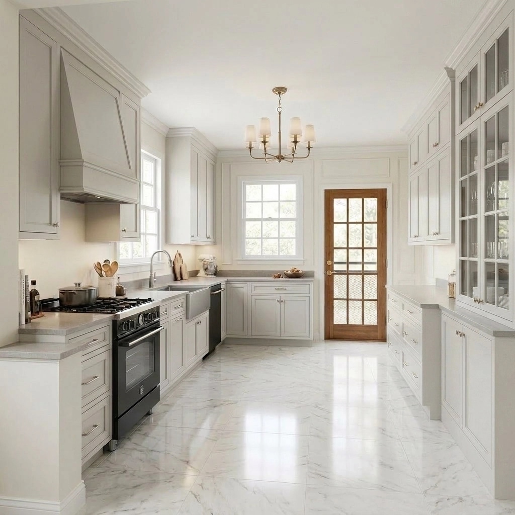 Interior design in Transitional style — Kitchen by GenRoom AI