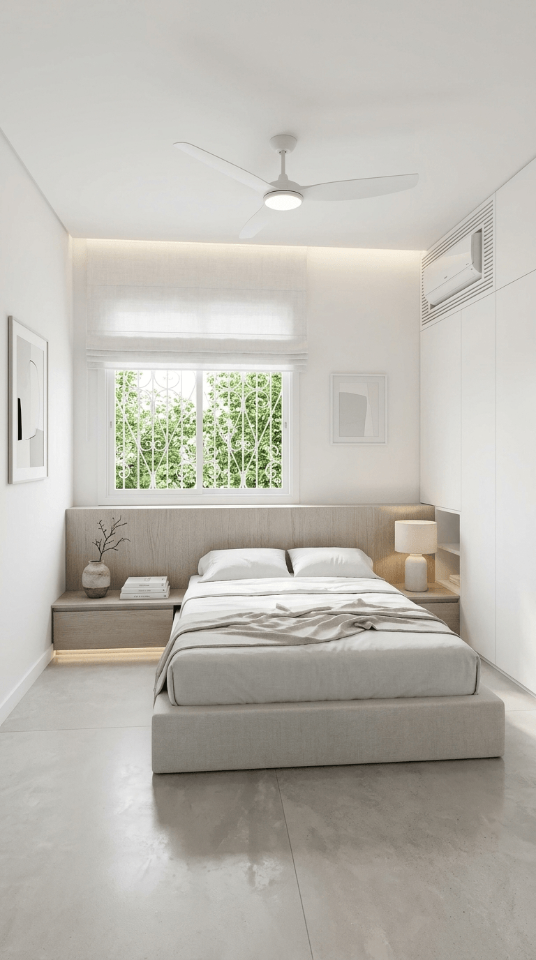 Minimalism Bedroom design — interior photo by GenRoom AI