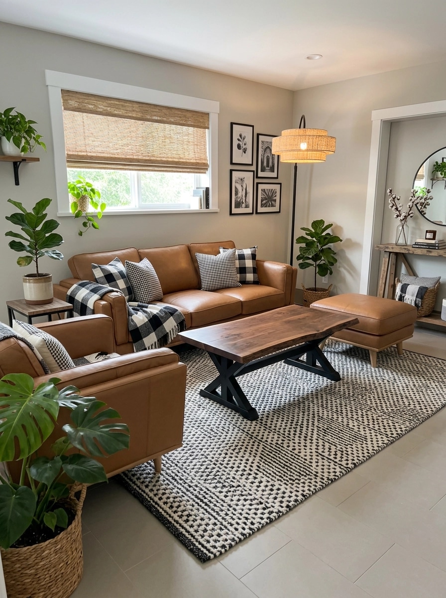 Modern Farmhouse Living Room design — interior photo by GenRoom AI