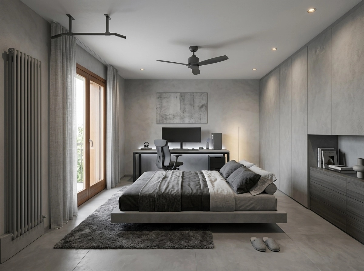 Minimalism Bedroom design — interior photo by GenRoom AI
