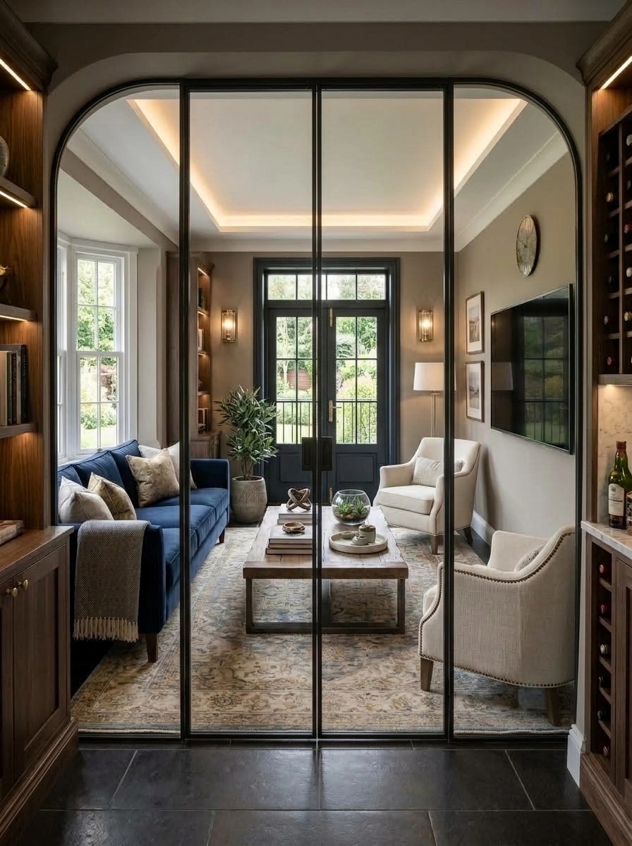 Interior design in Transitional style — Living Room by GenRoom AI