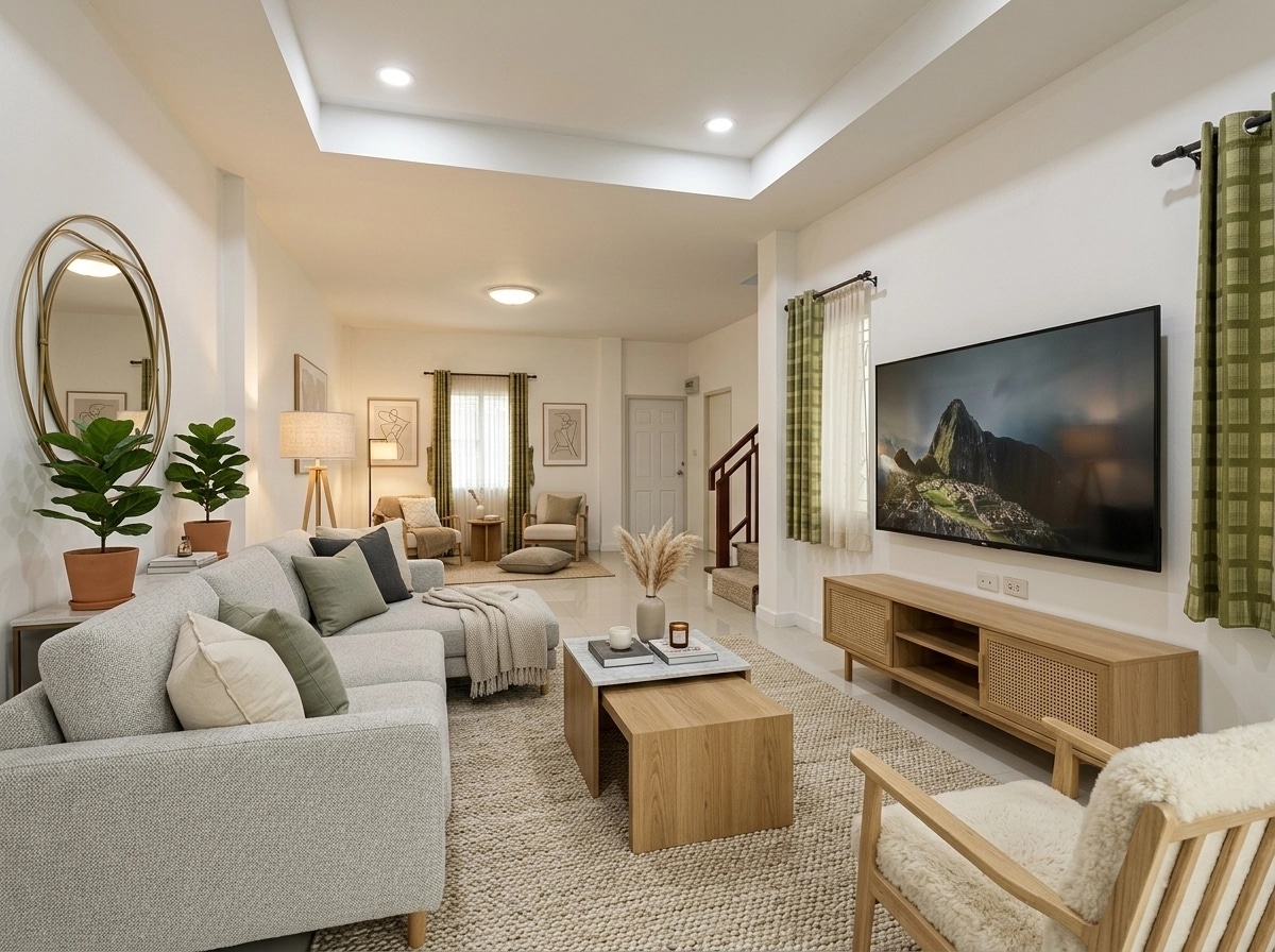 Scandinavian Living Room design — interior photo by GenRoom AI