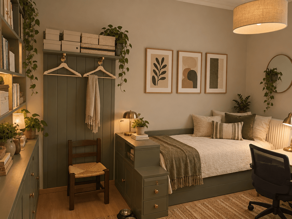 Contemporary Bedroom design — interior photo by GenRoom AI