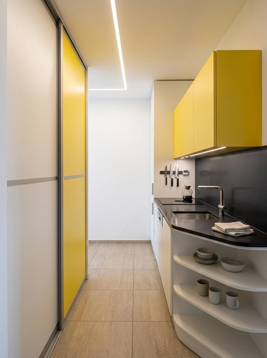 Minimalism Kitchen design — interior photo by GenRoom AI