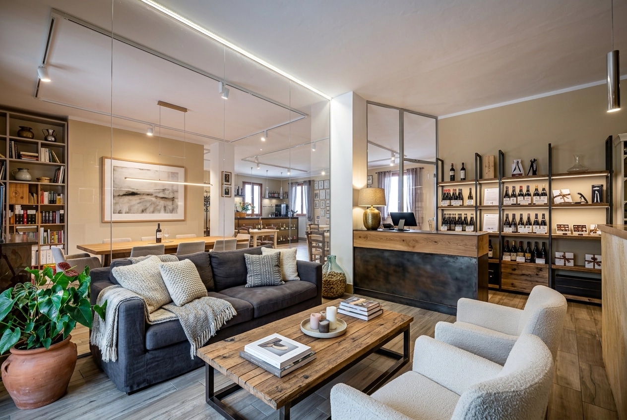 Modern Farmhouse Living Room design — interior photo by GenRoom AI