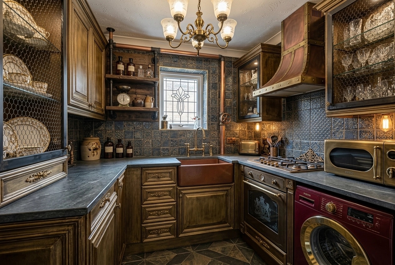 Interior design in Classic style — Kitchen by GenRoom AI