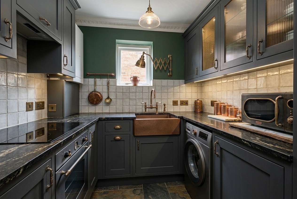 Kitchen interior in Contemporary style — photo by GenRoom AI
