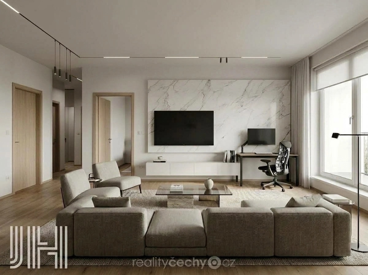 Minimalism Living Room design — interior photo by GenRoom AI