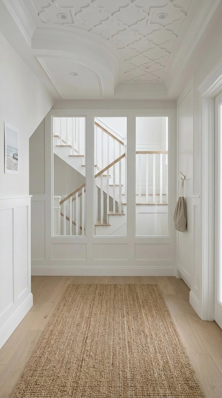 Coastal / Hamptons Hallway design — interior photo by GenRoom AI