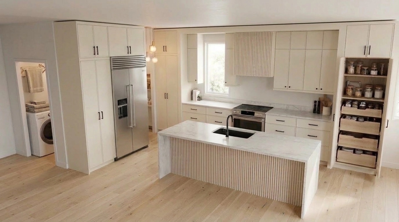 Scandinavian Kitchen design — interior photo by GenRoom AI