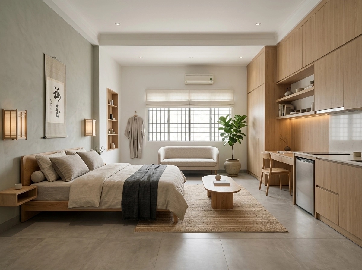 Design de interiores em estilo Japandi — other por GenRoom AI