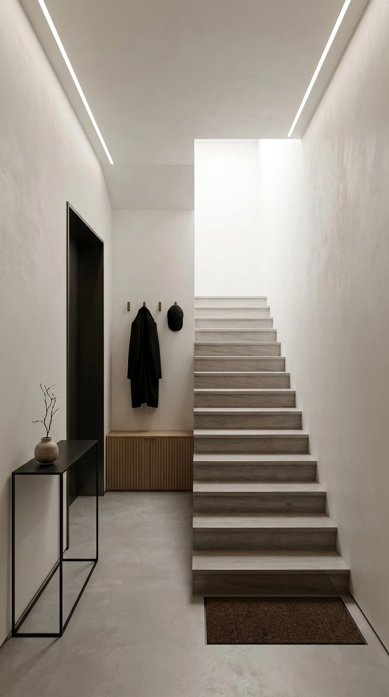 Minimalism Hallway design — interior photo by GenRoom AI