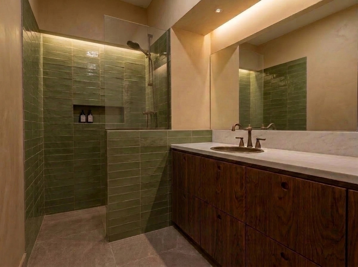 Bathroom interior in no_style style — photo by GenRoom AI