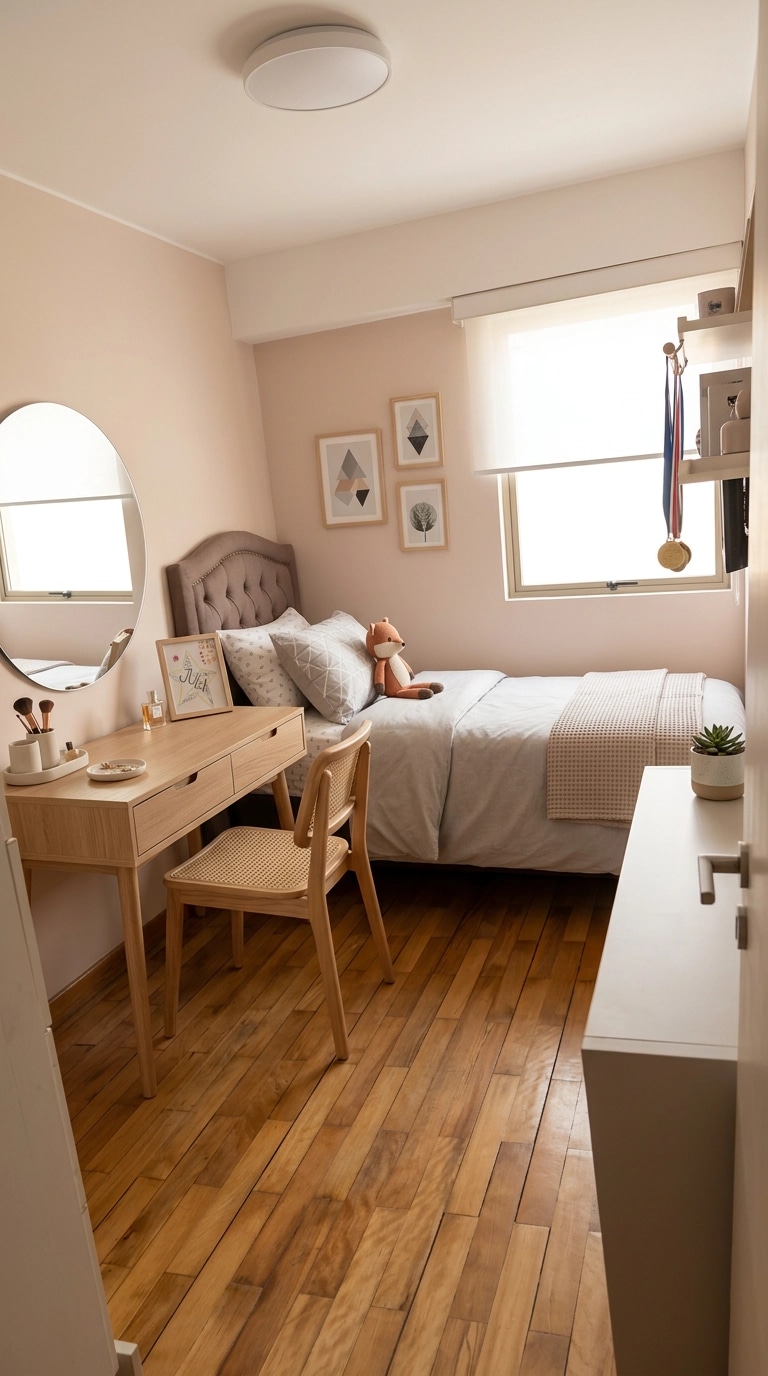 Interior design in Scandinavian style — Bedroom by GenRoom AI