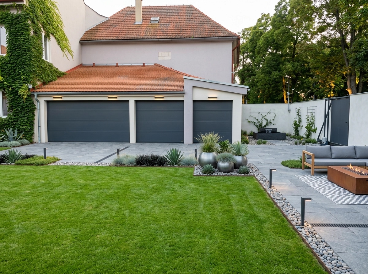 Landscape design in Contemporary Yard style — Yard by GenRoom AI