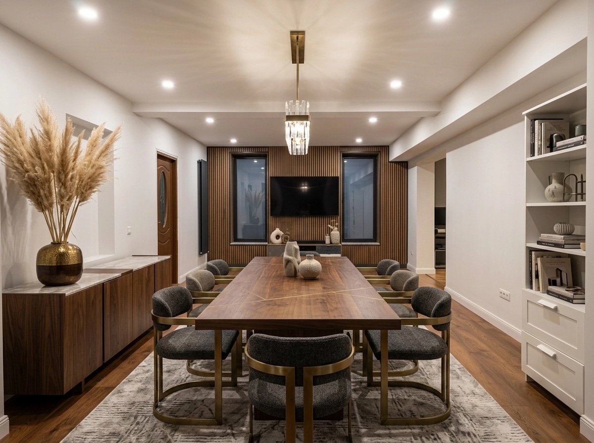 Interior design in Contemporary style — dining_room by GenRoom AI
