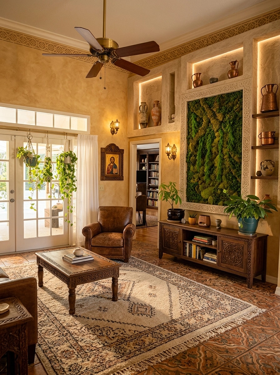 Interior design in Mediterranean style — Living Room by GenRoom AI