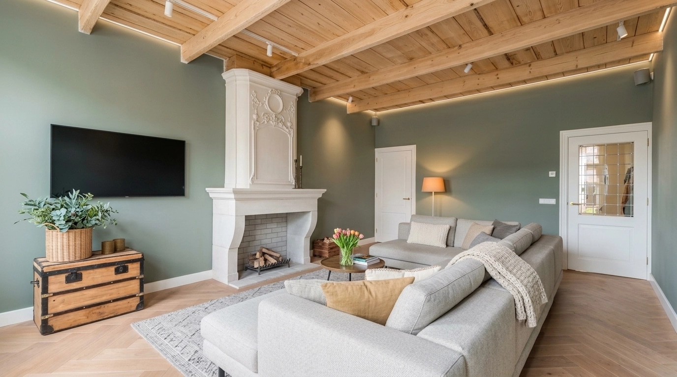 Scandinavian Living Room design — interior photo by GenRoom AI