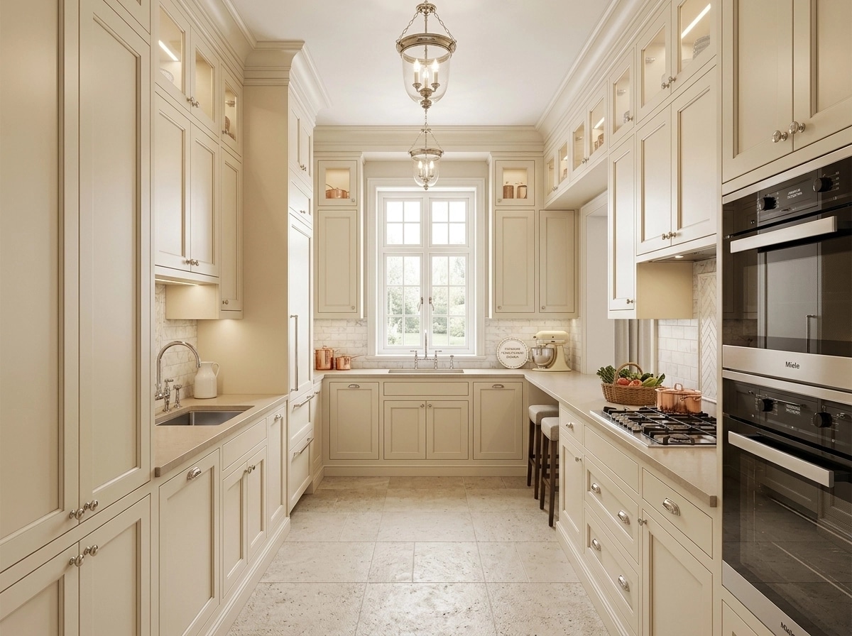 Interior design in Transitional style — Kitchen by GenRoom AI