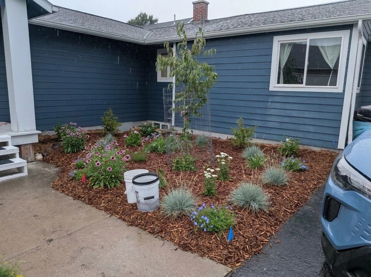 Yard design in no_style style — photo by GenRoom AI