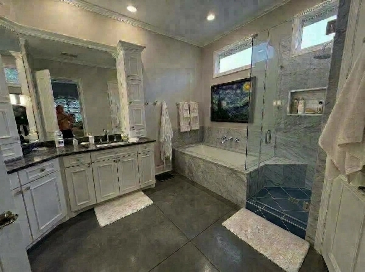 Bathroom interior in no_style style — photo by GenRoom AI