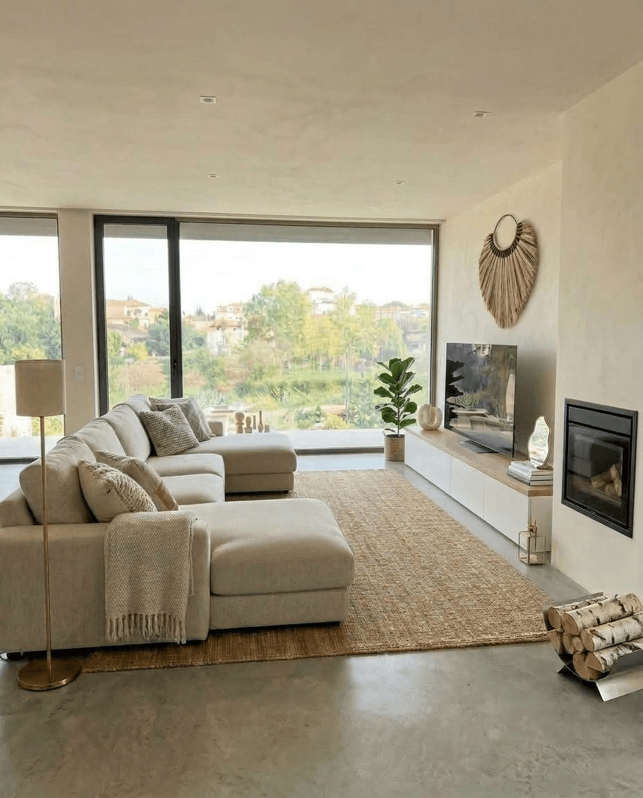 Interior design in Scandinavian style — Living Room by GenRoom AI