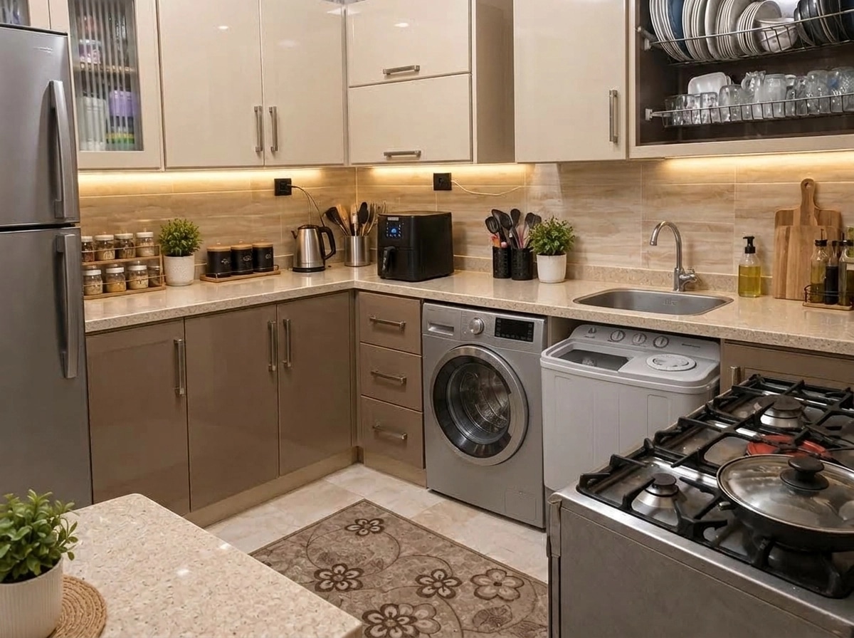 Kitchen interior in no_style style — photo by GenRoom AI
