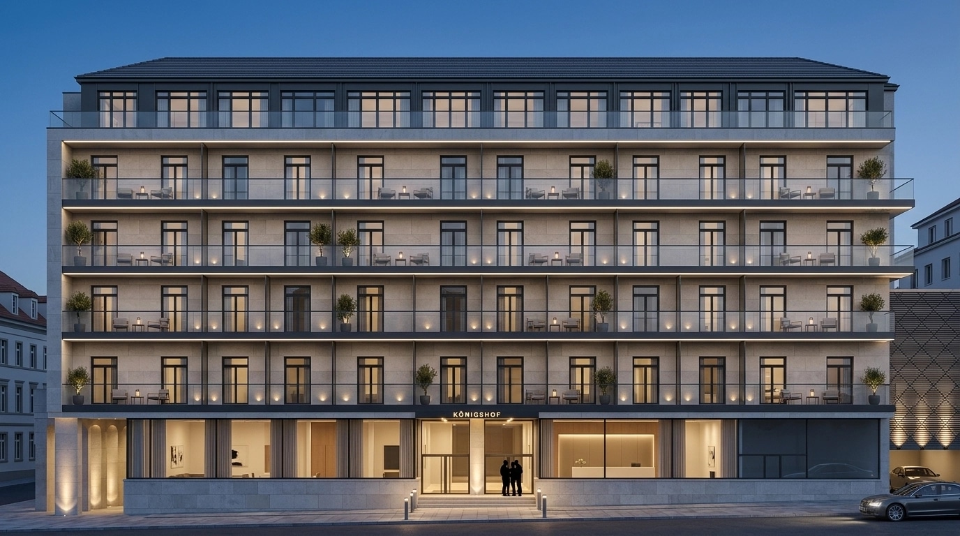 Facade design in German Modernist Facade style — Facade by GenRoom AI