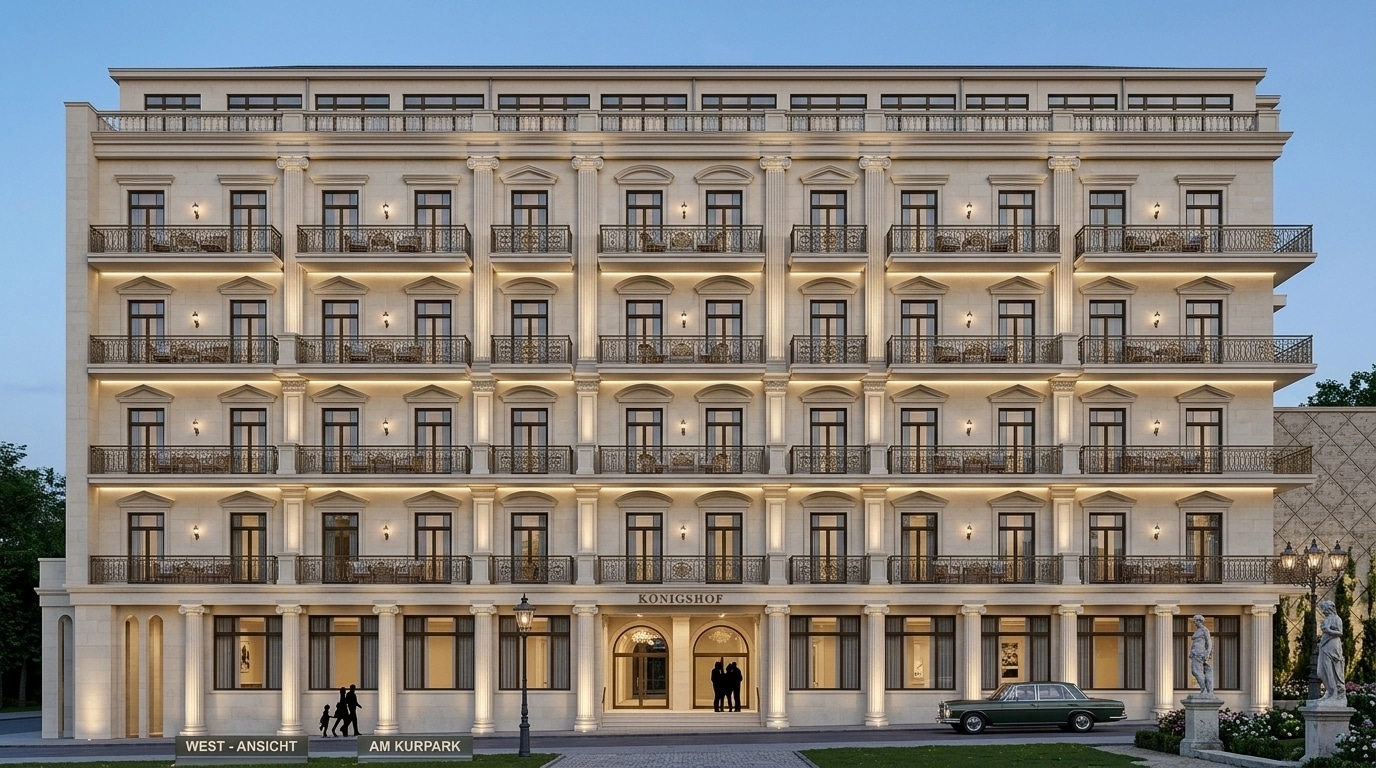 Facade design in Neoclassic Facade style — Facade by GenRoom AI