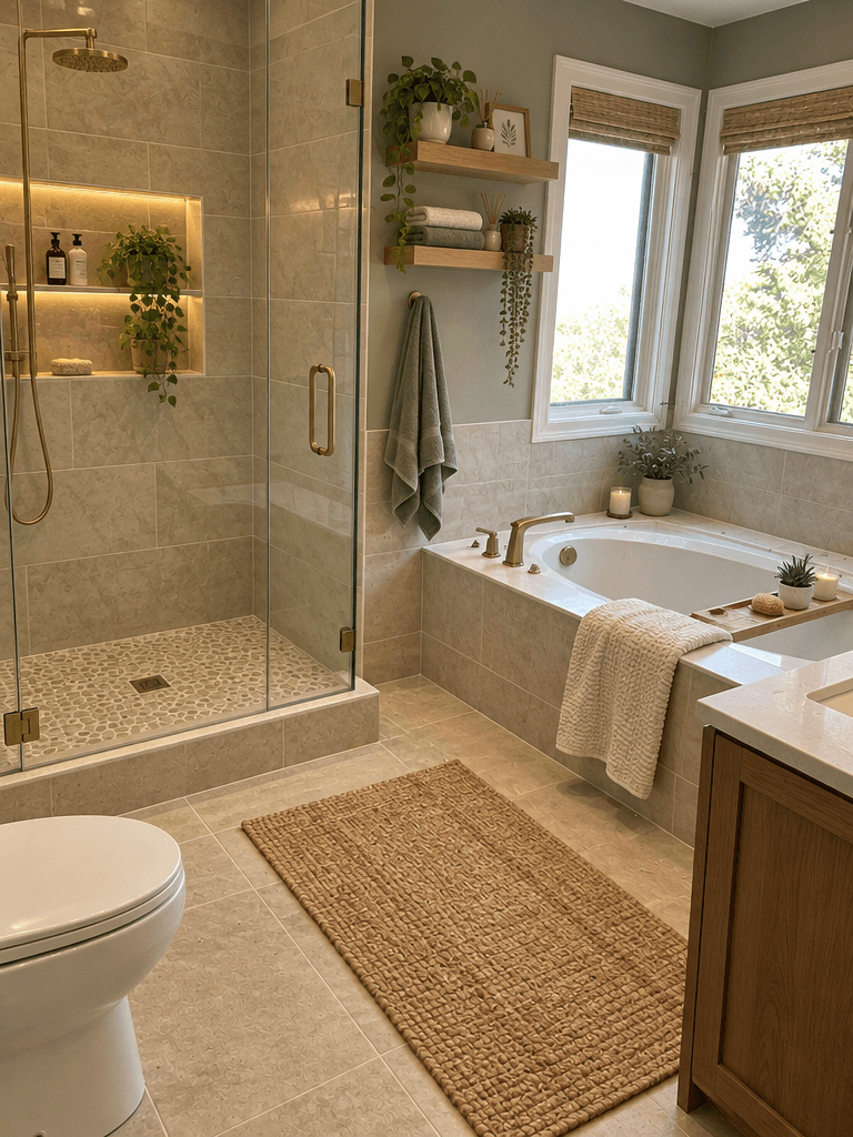 Bathroom interior in no_style style — photo by GenRoom AI