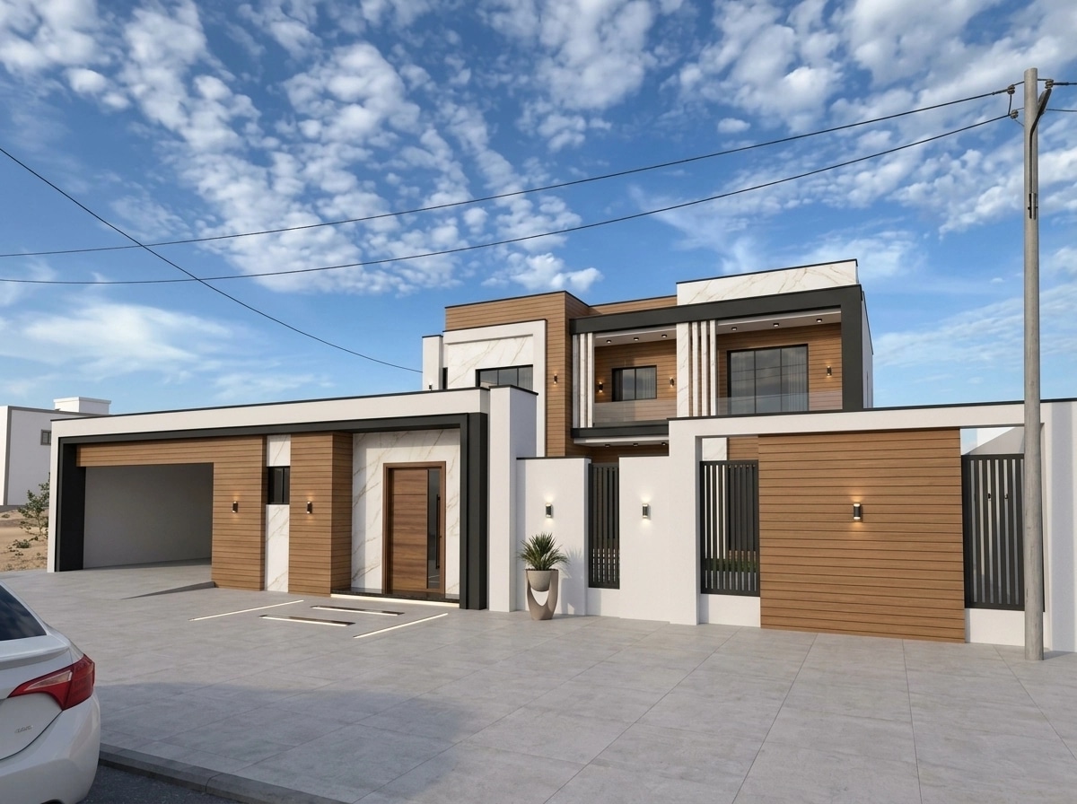 Contemporary Facade Facade design — facade photo by GenRoom AI