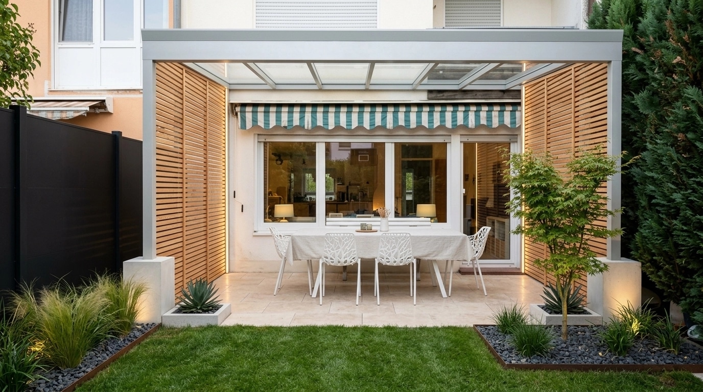 Landscape design in Minimalist Yard style — Yard by GenRoom AI