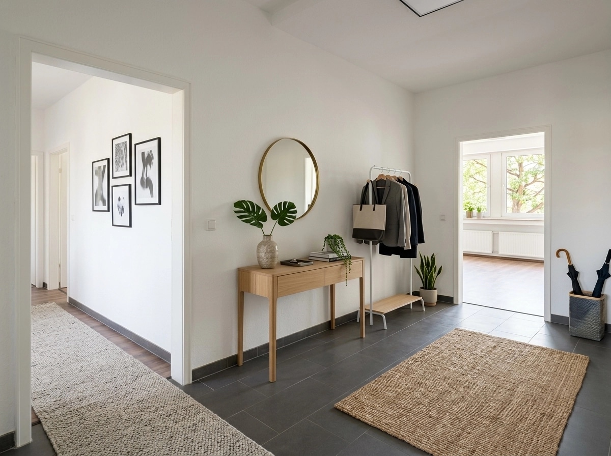 İç mekân tasarımı Scandinavian stili — Antre GenRoom AI