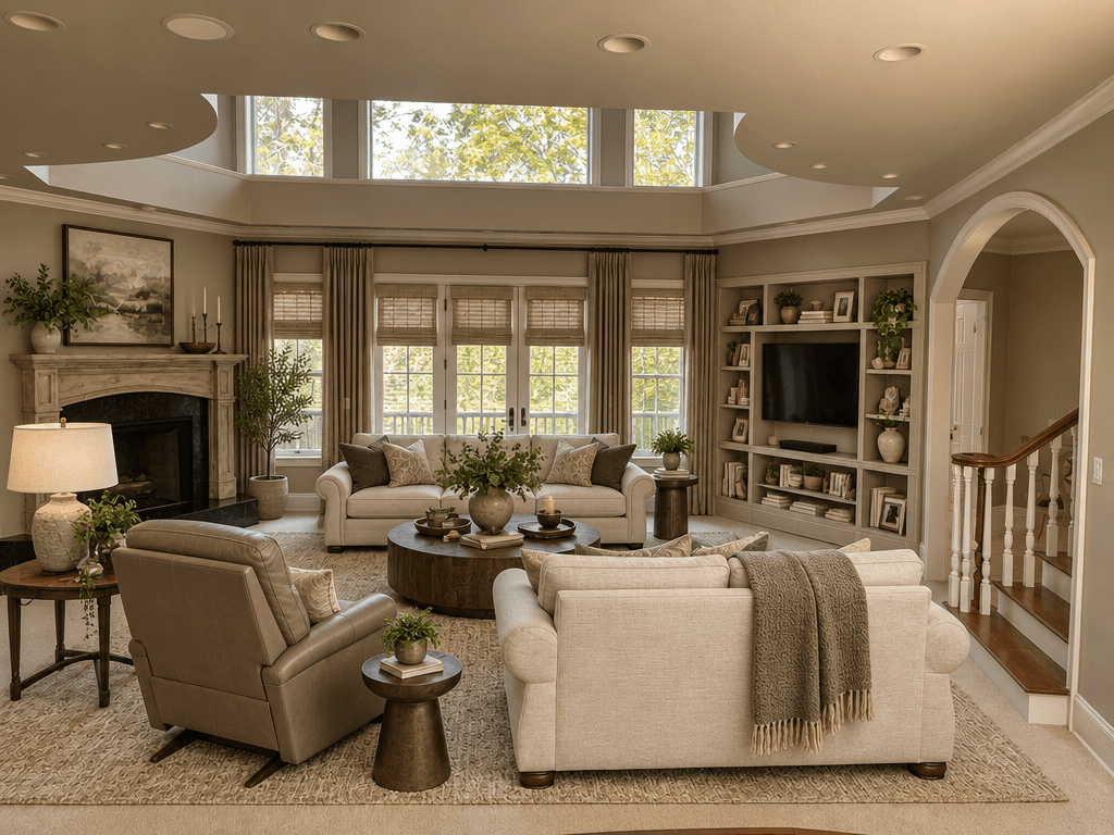 Interior design in Contemporary style — Living Room by GenRoom AI