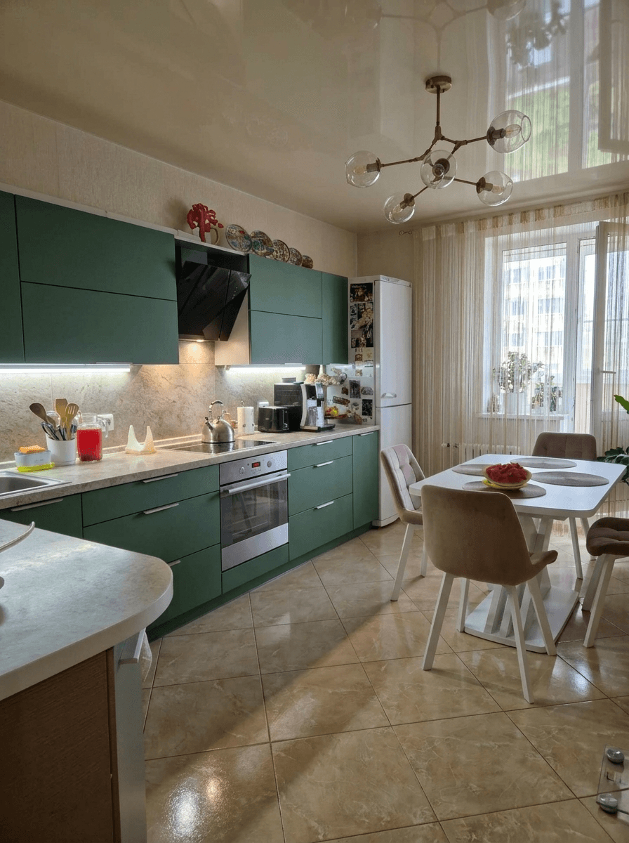 Kitchen interior in no_style style — photo by GenRoom AI