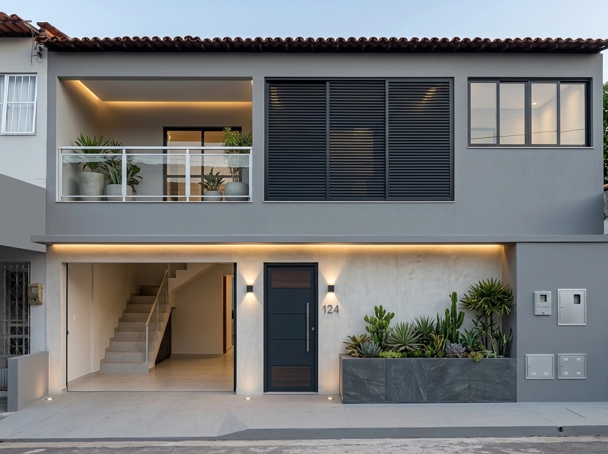 Contemporary Facade Facade design — facade photo by GenRoom AI